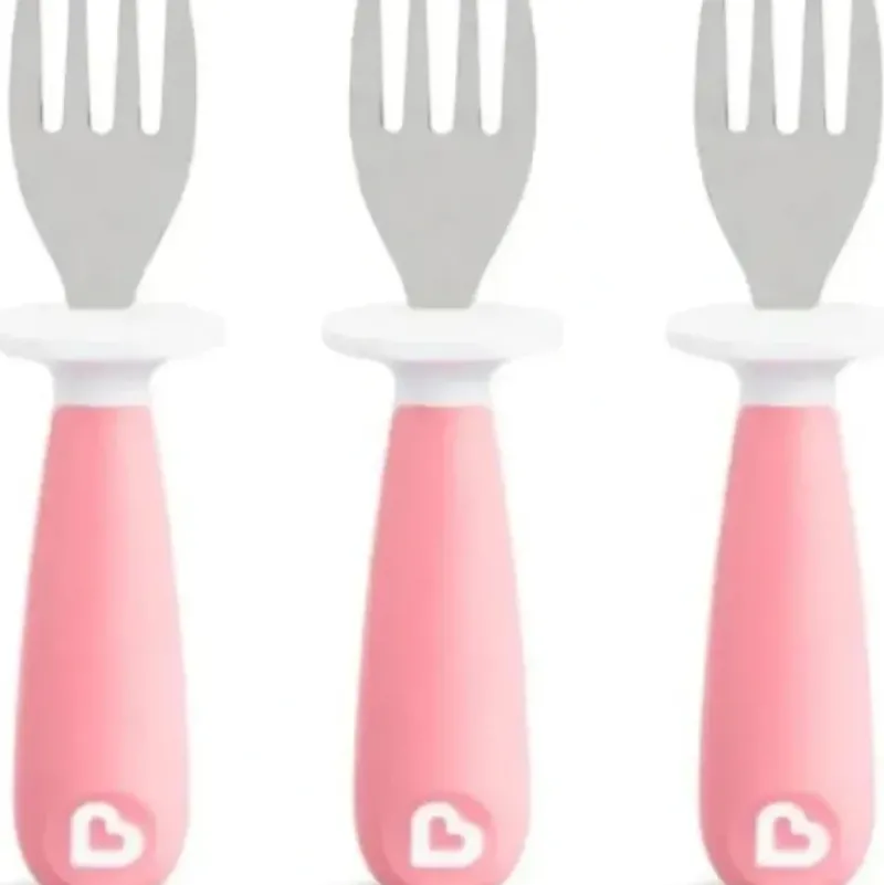 Shop All|Munchkin - Raise 3Pk Toddler Forks, Pink - cutbabycare.com | baby boutique & care hub