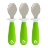 Shop All|Munchkin - Raise 3Pk Toddler Spoons, Green - cutbabycare.com | baby boutique & care hub