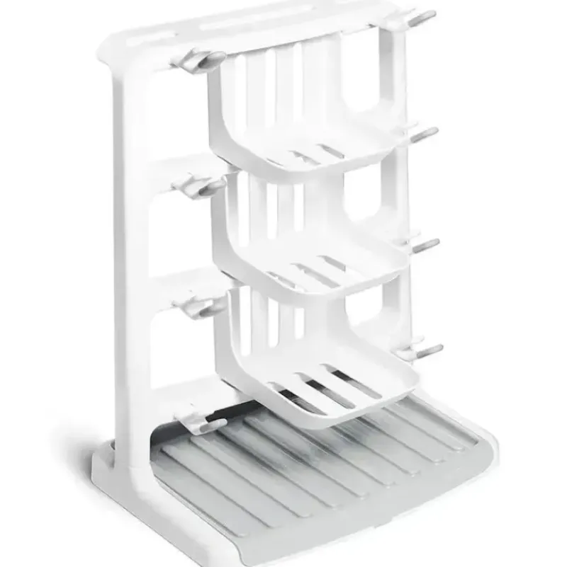 Shop All|Munchkin - Tidy Dry Space Saving Vertical Bottle Drying Rack for Baby Bottles and Accessories, White - cutbabycare.com | baby boutique & care hub