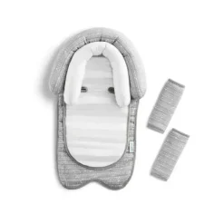 Car Seats|Munchkin - Xtraguard Antimicrobial Head Support & Strap Covers, Grey - cutbabycare.com | baby boutique & care hub