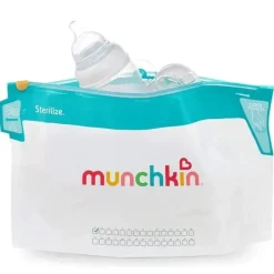 Shop All|Munchkin Jumbo Bottle Sterilizing Bags, Microwave Bottle Sterilizer Bags - 6Pk, 180 Uses - cutbabycare.com | baby boutique & care hub
