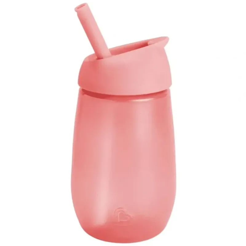 Shop All|Munchkin 10oz Simple Clean Toddler Straw Cup With Lid 1Pk - Pink - cutbabycare.com | baby boutique & care hub