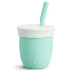 Shop All|Munchkin 4oz/118ml C'est Silicone! Open Training Sippy Cup with Straw 6M+ - cutbabycare.com | baby boutique & care hub
