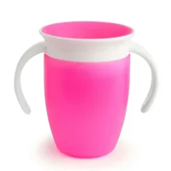 Shop All|Munchkin 7oz/200ml Miracle 360° Baby/Toddler Anti-Spill Trainer Cup (Pink) 6M+ - cutbabycare.com | baby boutique & care hub