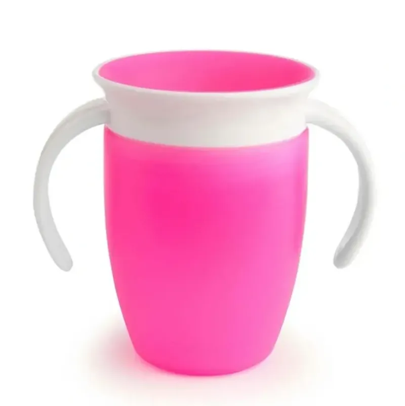 Shop All|Munchkin 7oz/200ml Miracle 360° Baby/Toddler Anti-Spill Trainer Cup (Pink) 6M+ - cutbabycare.com | baby boutique & care hub