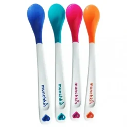 Shop All|Munchkin Patented White Hot Infant Spoons With Soft Tips And Long handles- 4 Pack - cutbabycare.com | baby boutique & care hub