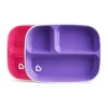 Shop All|Munchkin Splash Divided Plates 2-Pack, Pink/Purple - cutbabycare.com | baby boutique & care hub