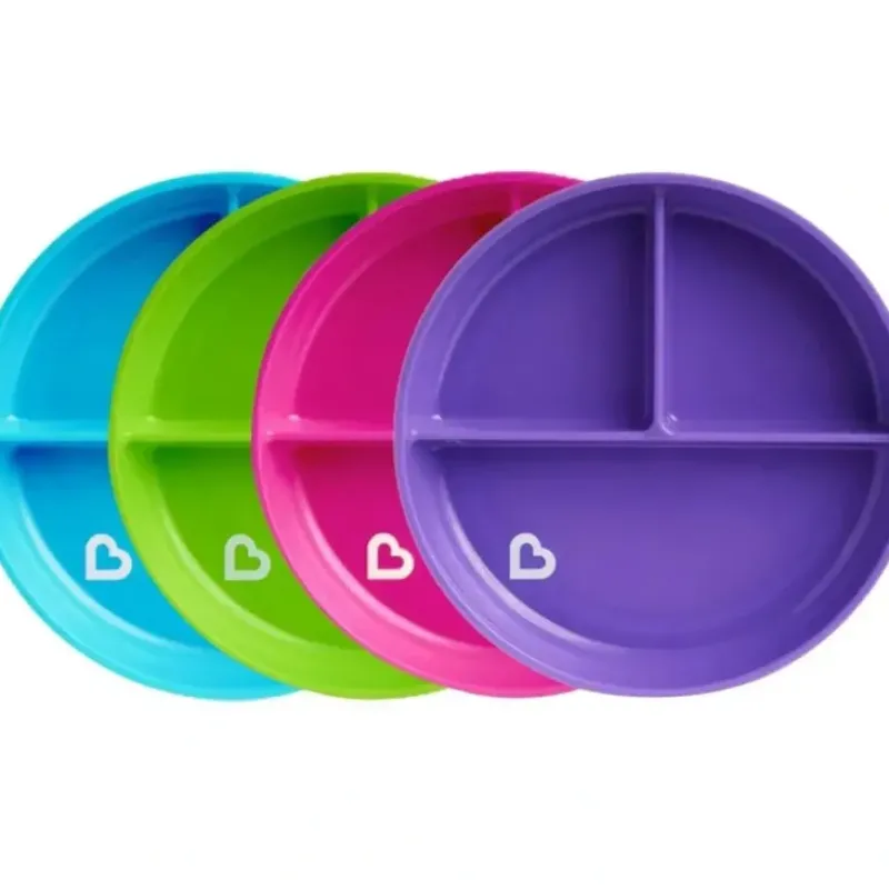 Shop All|Munchkin Stay Put Suction Baby Plate 1PK Randomly Selected Assorted Colours - cutbabycare.com | baby boutique & care hub