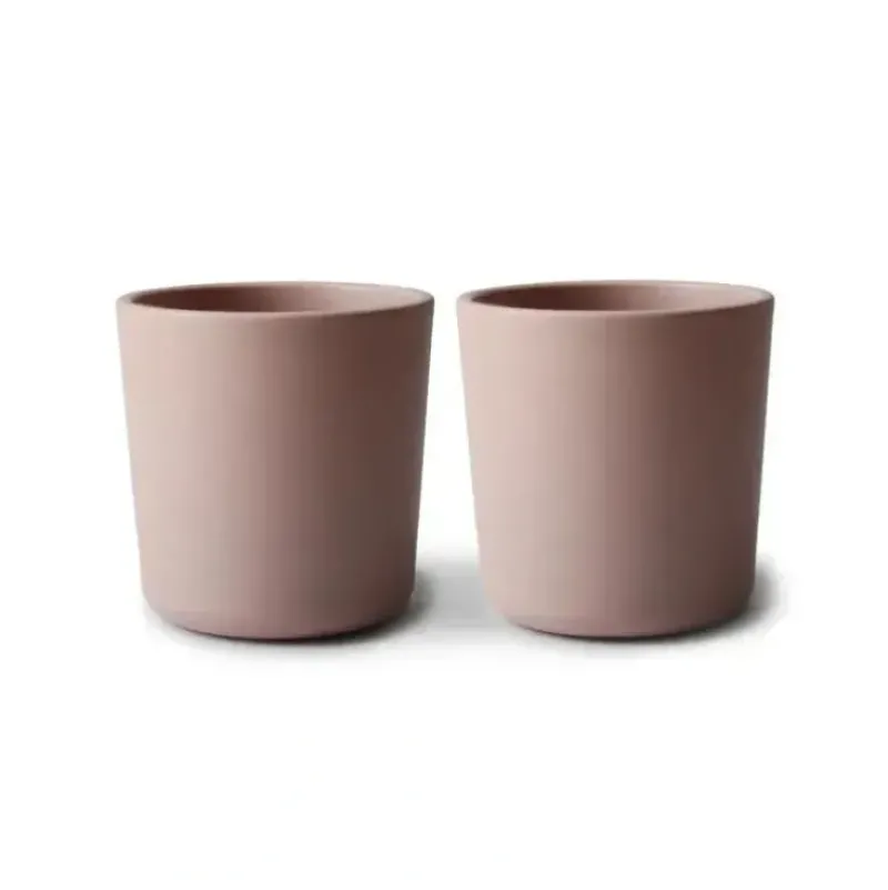 Shop All|Mushie - Dinnerware Cup, Set Of 2 - Blush - cutbabycare.com | baby boutique & care hub