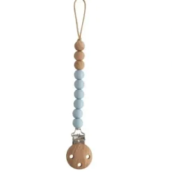 Shop All|Mushie - Eva Silicone Pacifier Clip, Cloud - cutbabycare.com | baby boutique & care hub