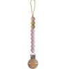 Shop All|Mushie - Eva Silicone Pacifier Clip, Mauve - cutbabycare.com | baby boutique & care hub