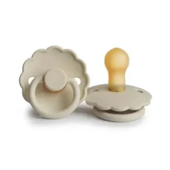 Shop All|Mushie - Frigg Daisy Silicone Pacifier, Cream, 0/6 Months - cutbabycare.com | baby boutique & care hub