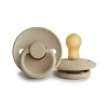 Shop All|Mushie - Frigg Natural Rubber Pacifier, Sandstone - cutbabycare.com | baby boutique & care hub