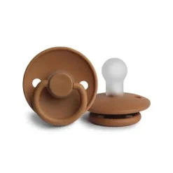 Shop All|Mushie - Frigg Silicone Pacifier Cappuccino, 0/6M - cutbabycare.com | baby boutique & care hub