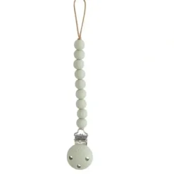 Shop All|Mushie - Hera Silicone Pacifier Clip, Sage - cutbabycare.com | baby boutique & care hub