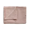 Shop All|Mushie - Knitted Textured Dots Baby Blanket - Blush - cutbabycare.com | baby boutique & care hub