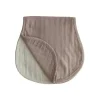 Shop All|Mushie - Muslin Burp Cloth Organic Cotton 2-Pack - Natural/Fog - cutbabycare.com | baby boutique & care hub