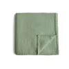 Shop All|Mushie - Muslin Swaddle Blanket - SAge - cutbabycare.com | baby boutique & care hub