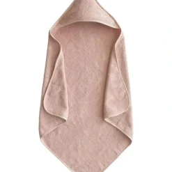 Bath Potty|Mushie - Organic Cotton Baby Hooded Towel, Blush - cutbabycare.com | baby boutique & care hub