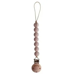 Shop All|Mushie - Pacifier Clip Halo, Blush - cutbabycare.com | baby boutique & care hub