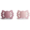 Shop All|Mushie - 2Pk Cedar/Baby Pink Lucky Symmetrical Silicone Pacifier, 0/6M - cutbabycare.com | baby boutique & care hub