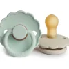 Shop All|Mushie - 2Pk Frigg Daisy Natural Rubber Baby Pacifier, Seafoam/Cream, 0/6M - cutbabycare.com | baby boutique & care hub
