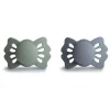 Shop All|Mushie - 2Pk Sage/Great Gray Lucky Symmetrical Silicone Pacifier, 0/6M - cutbabycare.com | baby boutique & care hub