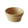 Shop All|Mushie - Round Dinnerware Bowl Set Of 2 (Mustard) - cutbabycare.com | baby boutique & care hub