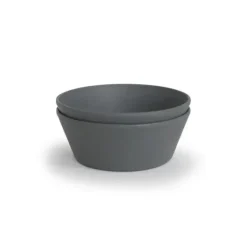 Shop All|Mushie - Round Dinnerware Bowl Set Of 2 (Smoke) - cutbabycare.com | baby boutique & care hub
