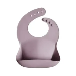 Shop All|Mushie - Silicone Baby Bib - Pale Mauve - cutbabycare.com | baby boutique & care hub