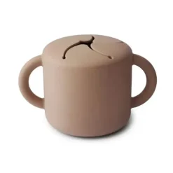 Shop All|Mushie - Silicone Baby Snack Cup - Natural - cutbabycare.com | baby boutique & care hub