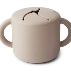 Shop All|Mushie - Silicone Baby Snack Cup, Shifting Sand - cutbabycare.com | baby boutique & care hub