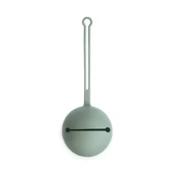 Shop All|Mushie - Silicone Pacifier Holder Case - Cambridge Blue - cutbabycare.com | baby boutique & care hub