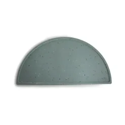Shop All|Mushie - Silicone Place Mat - Cambridge Blue Confetti - cutbabycare.com | baby boutique & care hub