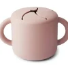 Shop All|Mushie - Silicone Snack Cup, Blush - cutbabycare.com | baby boutique & care hub