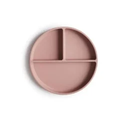 Shop All|Mushie - Silicone Suction Plate Baby - Blush - cutbabycare.com | baby boutique & care hub