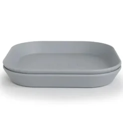 Shop All|Mushie - Square Dinnerware Plates Set, Cloud - cutbabycare.com | baby boutique & care hub