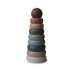 Shop All|Mushie - Stacking Rings Baby Toy | Made In Denmark (Original) - cutbabycare.com | baby boutique & care hub