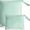 Stroller|Mushie - Water Resistant Wet Bags, Large & Small Reusable Storage Bag, Set of 2 Roman Green - cutbabycare.com | baby boutique & care hub