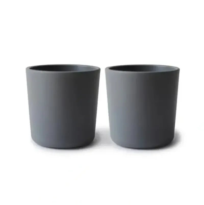Shop All|Mushie Dinnerware Cup - Set Of 2 (Smoke) - cutbabycare.com | baby boutique & care hub