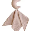 Shop All|Mushie Lovely Blanket Moon Lovey - Blush Pink - cutbabycare.com | baby boutique & care hub