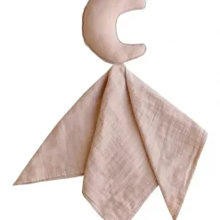 Shop All|Mushie Lovely Blanket Moon Lovey - Blush Pink - cutbabycare.com | baby boutique & care hub
