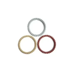Shop All|Mushie Silicone Pearl Teether Bracalets Mellow/Terracota/Periwinkle - cutbabycare.com | baby boutique & care hub