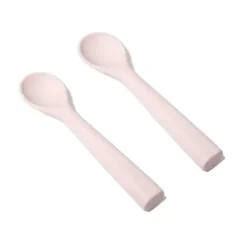 Shop All|My Pure Silicone Baby/Toddlers Feeding Spoons Utensils Set - Blush 4M+ - cutbabycare.com | baby boutique & care hub