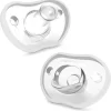Nanobebe - Flexy Pacifier 2Pk, White - cutbabycare.com | baby boutique & care hub* Clearance