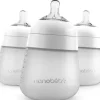 Nanobebe - 3Pk Silicone Baby Bottle 9Oz, White - cutbabycare.com | baby boutique & care hub* Online