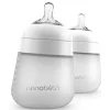 Nanobebe - 2Pk Silicone Baby Bottle 9Oz, White - cutbabycare.com | baby boutique & care hub* Best