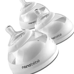 NanoBebe 3-Pack Breastmilk Bottles, Gray - cutbabycare.com | baby boutique & care hub* Sale