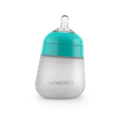 Nanobebe Silicone Baby Bottle Single Pack- Teal, 9 Oz - cutbabycare.com | baby boutique & care hub* Cheap