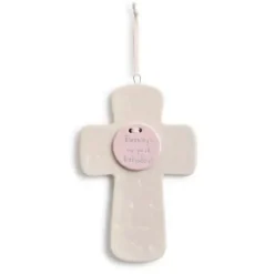 Nat & Jules Blessings On Birthday Cross- Pink | Cross Wall Decor - cutbabycare.com | baby boutique & care hub* Best Sale
